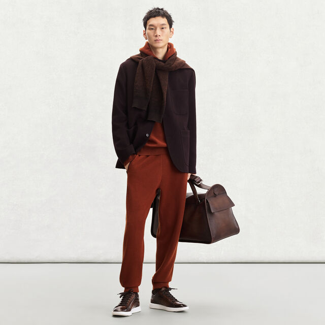 Shadow Wool Jogpants, RUST, hi-res 3