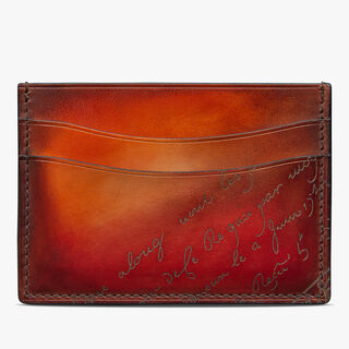 Bambou Neo Scritto 皮革卡包, RED SUNSET, hi-res