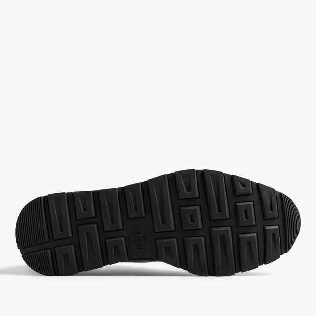 Fast Track Glazed Calf Leather Sneaker, NERO, hi-res 6