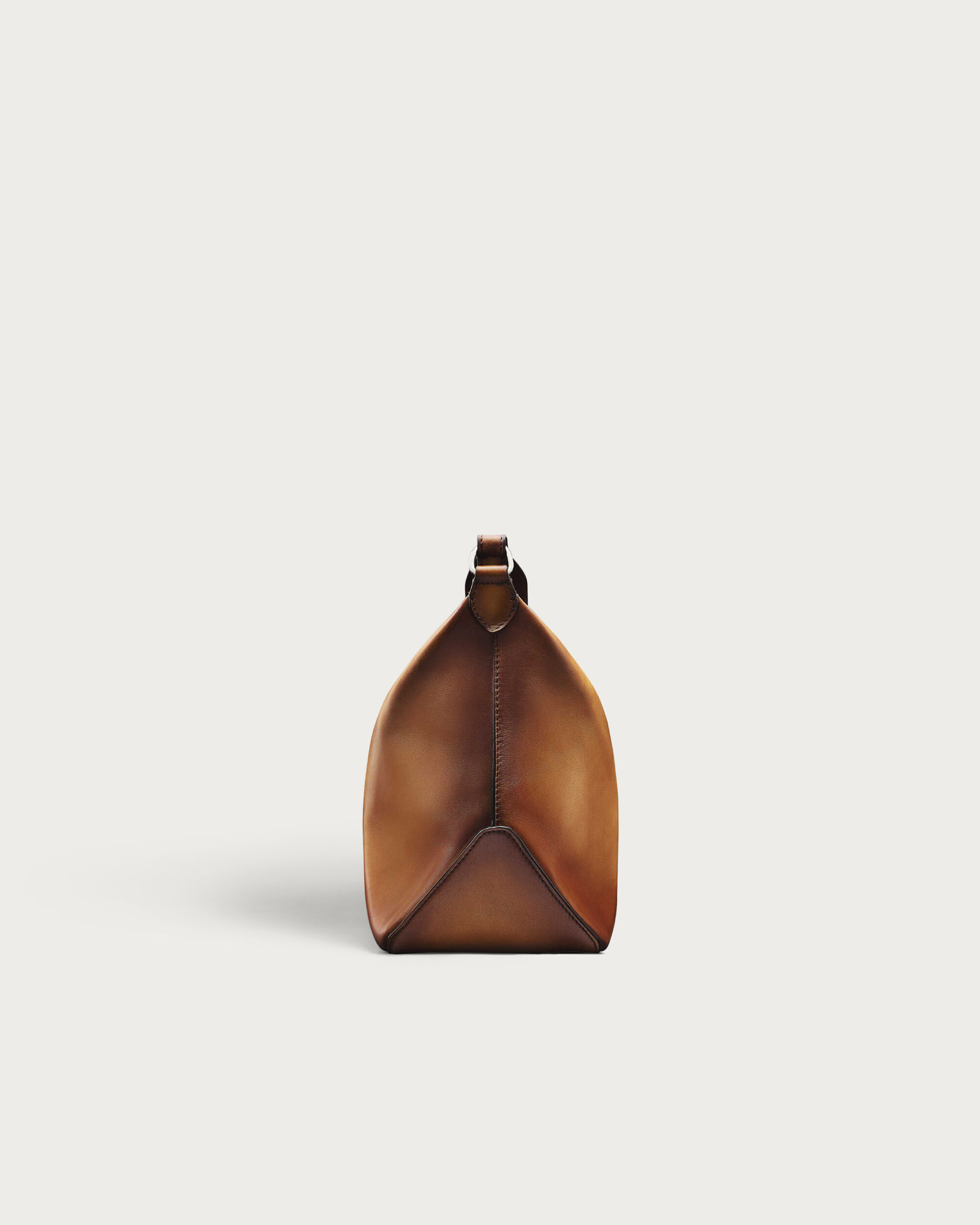 Toujours Soft Zipped Hobo Messenger, Ice Gold, hi-res