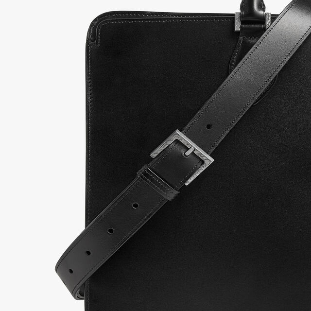 Un Jour Briefcase In Leather, BLACK, hi-res 7