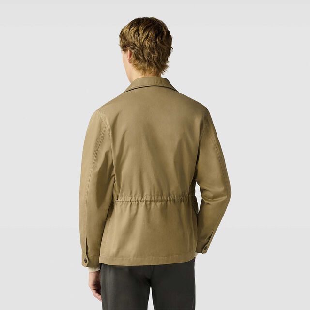 Two-Materials Field Jacket, WARM TAUPE, hi-res 4