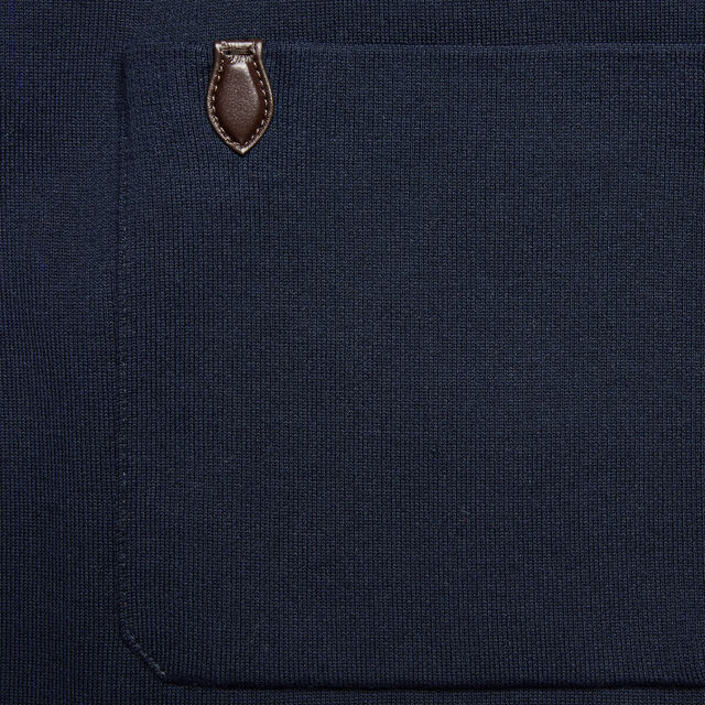 Double Face Knitted Pants, COLD NIGHT BLUE, hi-res 5