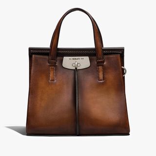 Sac Bandoulière Luti 25 En Cuir, CACAO INTENSO, hi-res