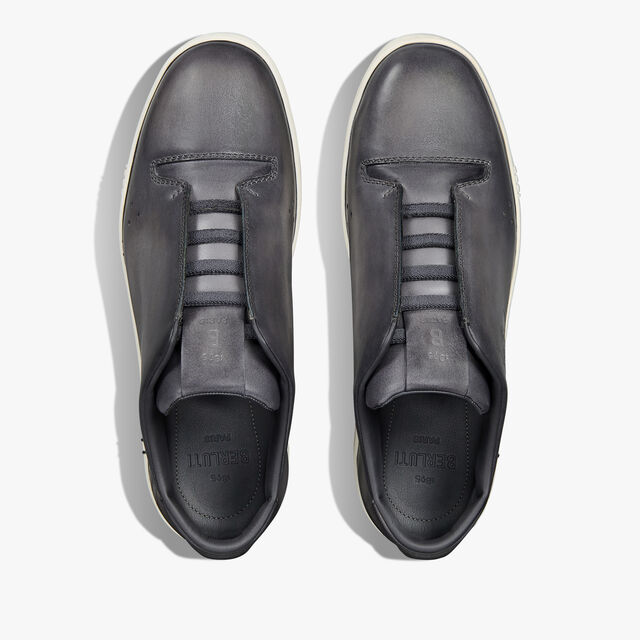 Playtime Scritto Venezia Calf Leather Sneaker Slip On, LIGHT ALUMINIO, hi-res 4