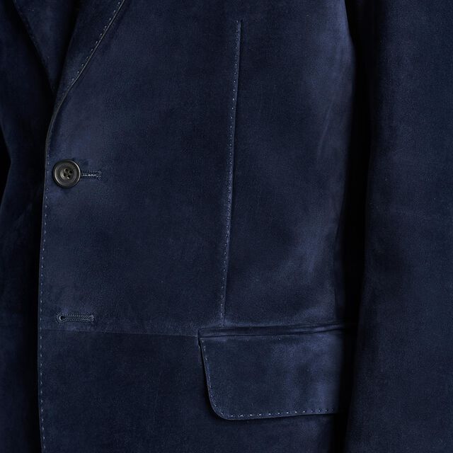 磨面皮革夹克, COLD NIGHT BLUE, hi-res 6