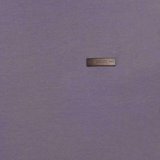 Leather Tab T-shirt, SMOCKY LILAC, hi-res 6