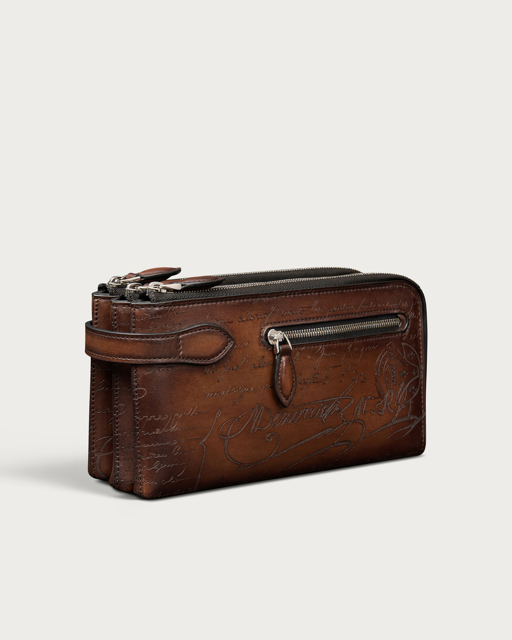 Tiriwa Zipped Pouch, Cacao Intenso, hi-res