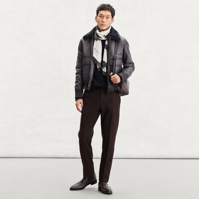 Patina Flight Jacket, WARM PURPLE GREY, hi-res 4