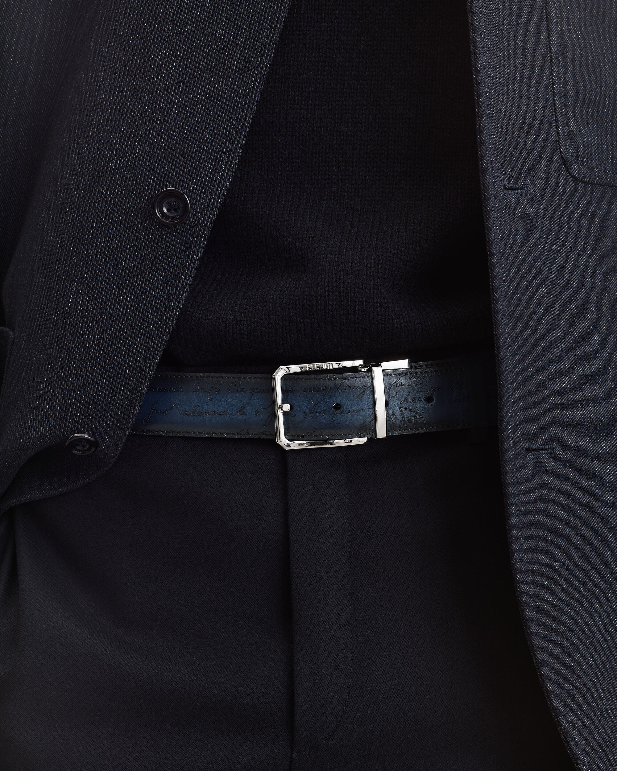 Versatile Reversible Belt, Abisso & Marrone Intenso, hi-res