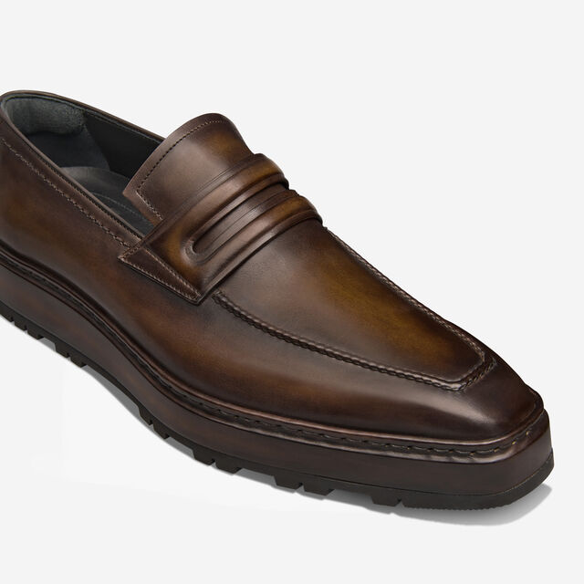 Andy Alto Leather Loafer, MARRONE INTENSO, hi-res 6