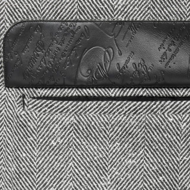 Herringbone Forestière Coat, GREY MELANGE, hi-res 4