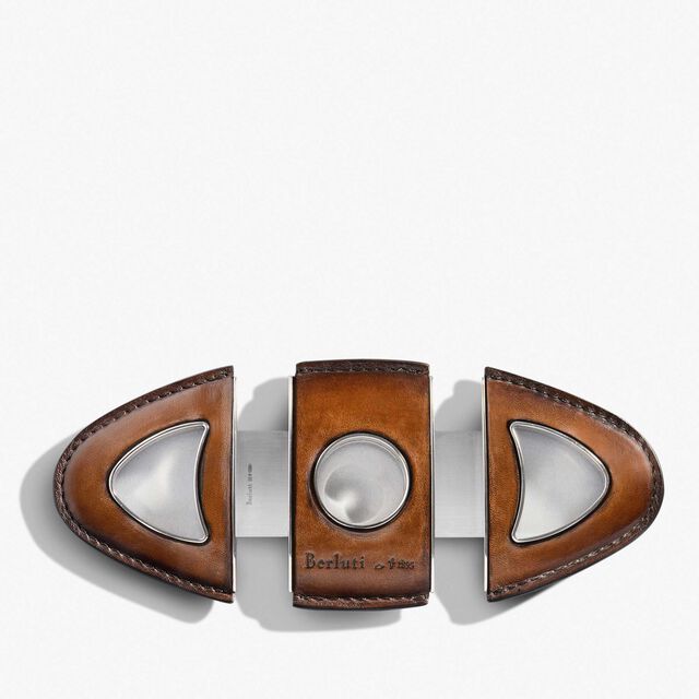 Leather Cigar Cutter, CACAO INTENSO, hi-res 2
