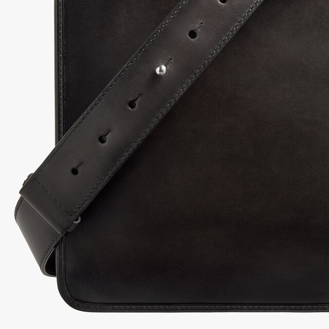 Deux Jours Leather Briefcase, NERO GRIGIO, hi-res 9