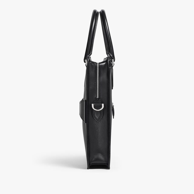 Un Jour Briefcase In Leather, BLACK, hi-res 5