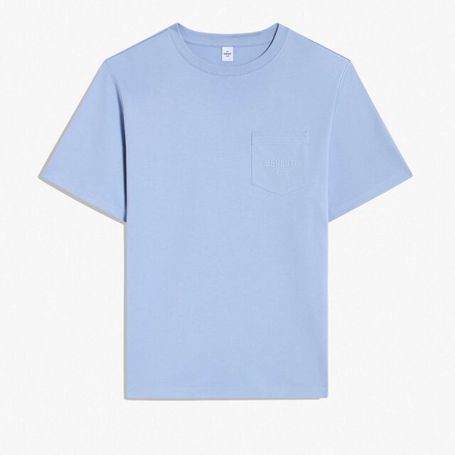 口袋LogoT恤衫, PALE BLUE, hi-res 1
