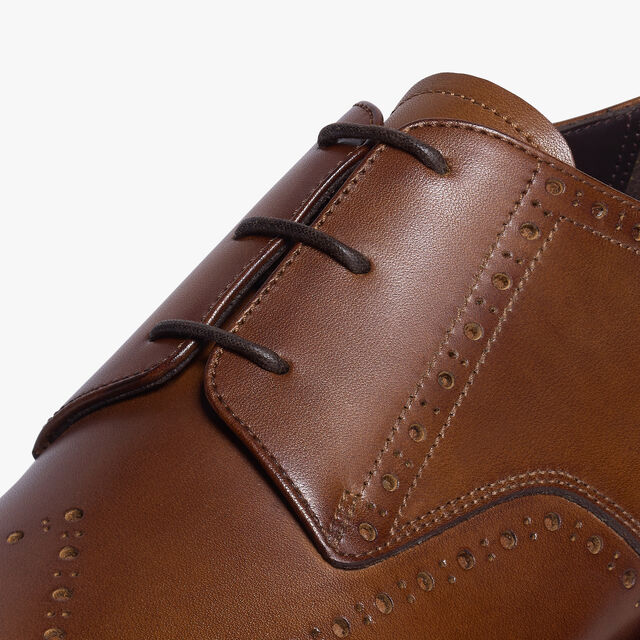 Alessio Natural Calf Leather Derby , COGNAC, hi-res 8