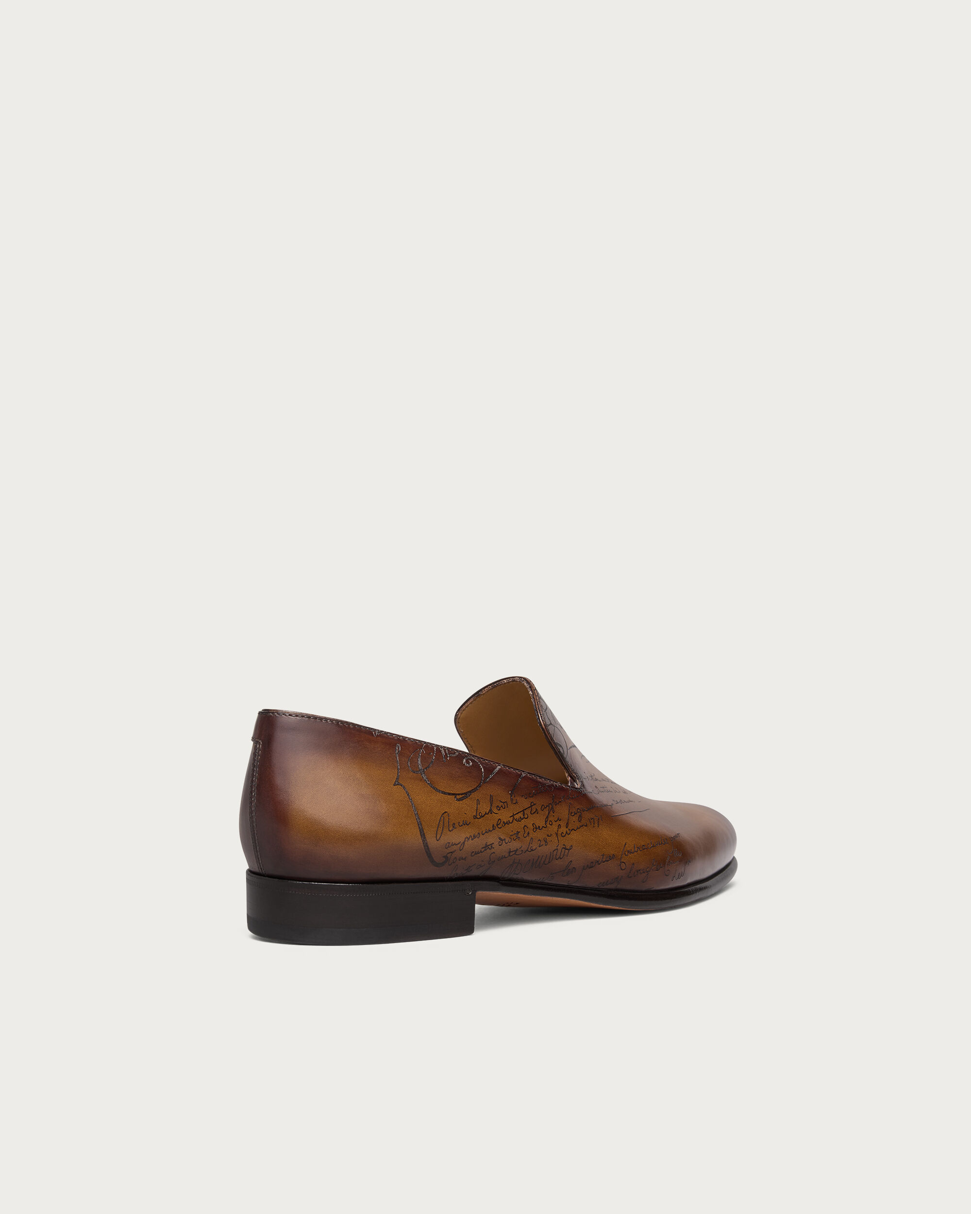 Galet Cursive Slipper, Tobacco Bis, hi-res