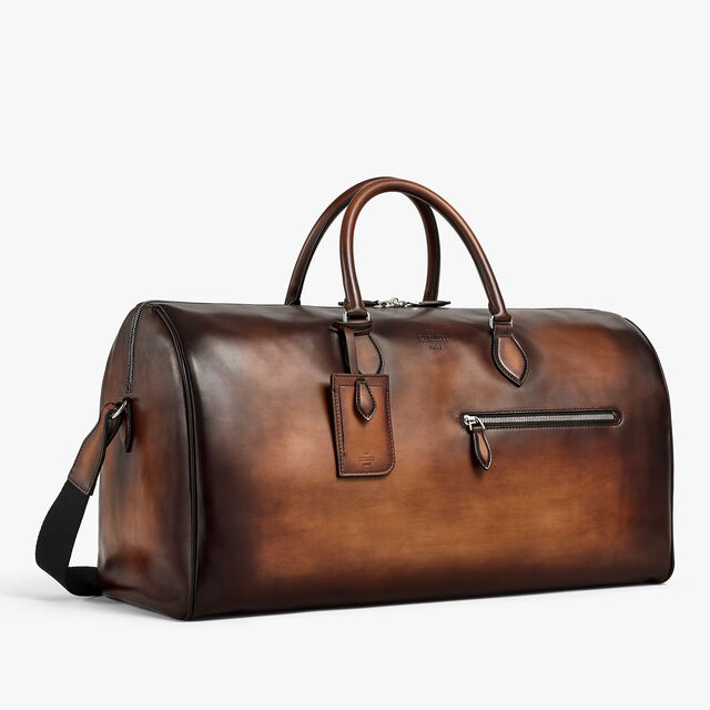 Jour Off GM Leather Travel Bag, CACAO INTENSO, hi-res 9