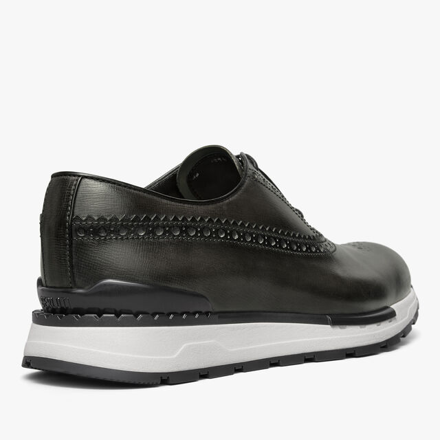 Fast Track Venezia Palmellato Calf Leather Sneaker, SELVA OSCURA, hi-res 5
