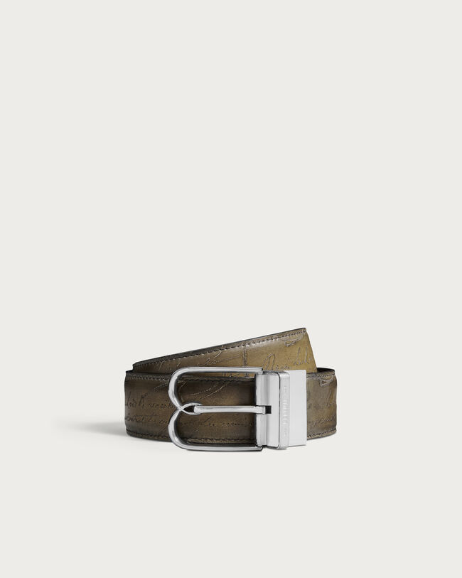 B Volute Reversible Belt, Marrone Intenso & Appennini, hi-res