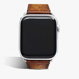 Apple Watch Bracelet Scritto Leather, ICE GOLD, hi-res