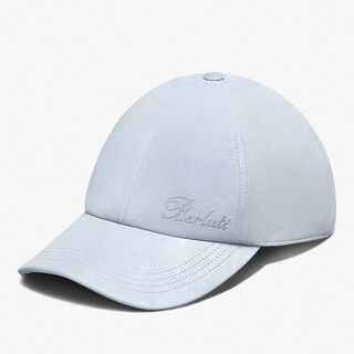 Berluti Thabor Suede Cap, PALE BLUE, hi-res