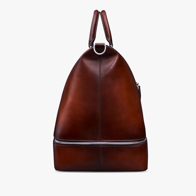 Viaggio Leather Travel Bag, CACAO INTENSO, hi-res 4