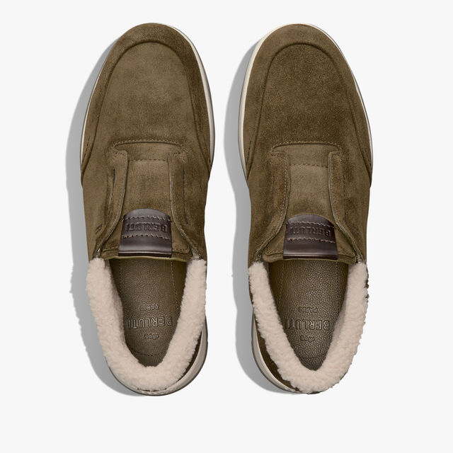 Echappée Suede Slip On, LIGHT KAKI, hi-res 4