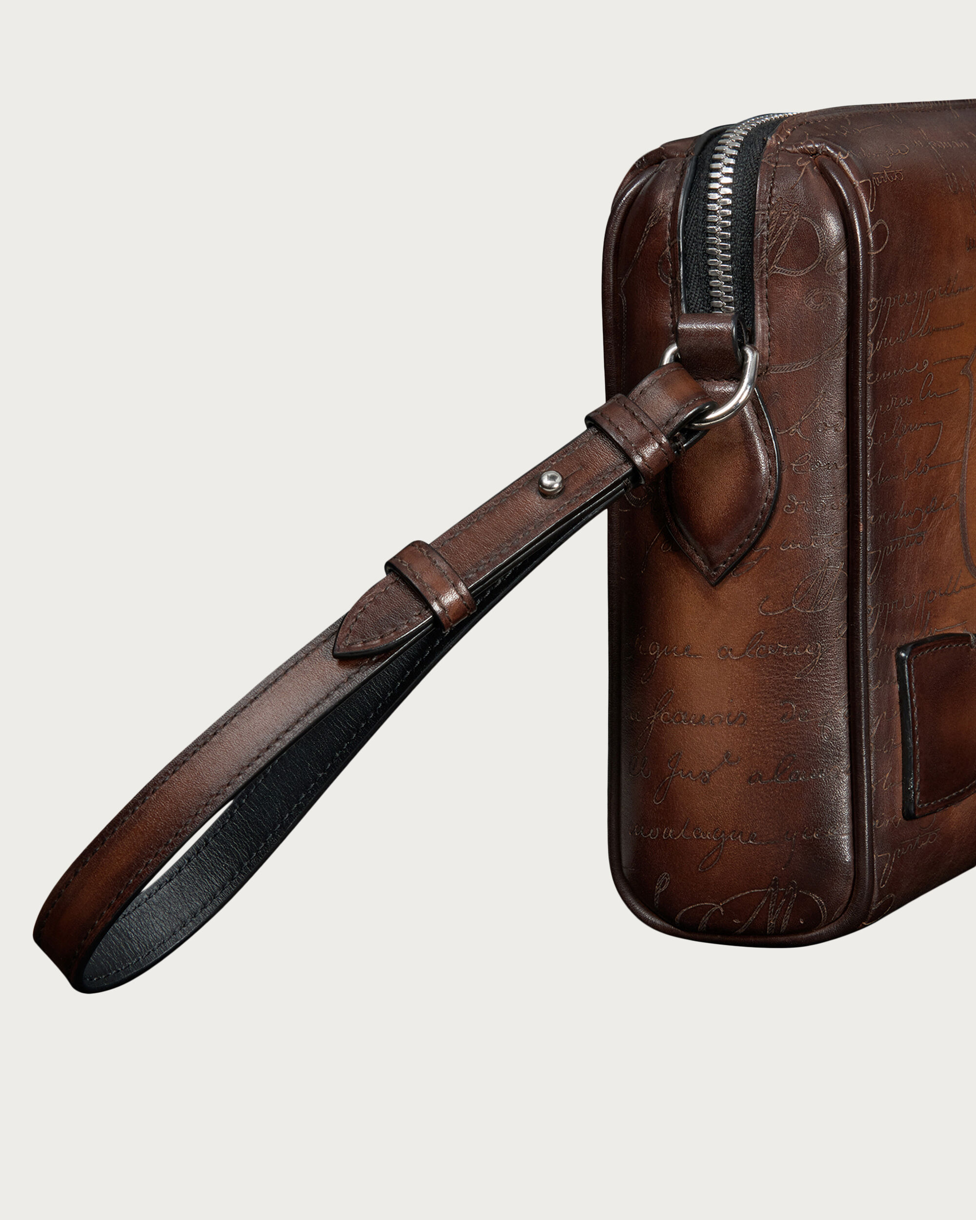 Rosewood Zipped Pouch, Cacao Intenso, hi-res