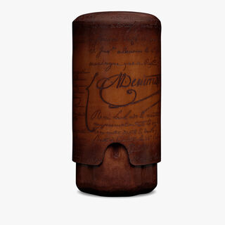 Ten-Cigar Scritto Leather Case, CACAO INTENSO, hi-res