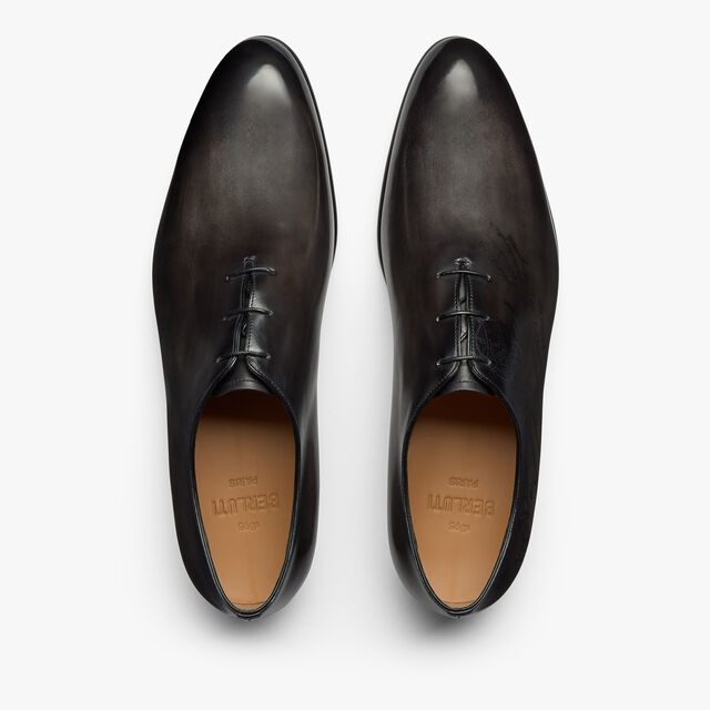 Alessandro Galet Scritto Leather Oxford, NERO GRIGIO, hi-res 3