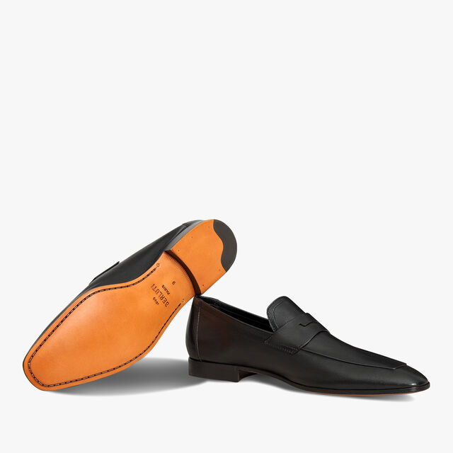 Lorenzo Rimini袋鼠皮乐福鞋, NERO, hi-res 4
