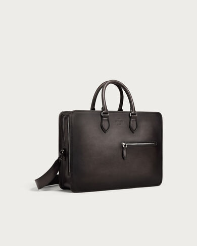 2 Jours Briefcase, Nero Grigio, hi-res