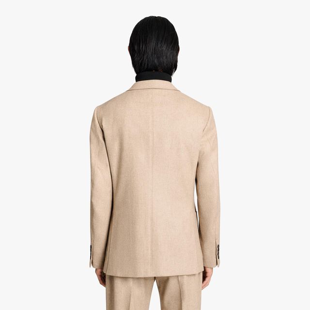 Cashmere Stretch Travel Jacket, WARM BEIGE, hi-res 3