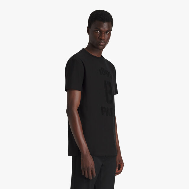 Cotton T Shirt With Terry Cloth Logo Berluti
