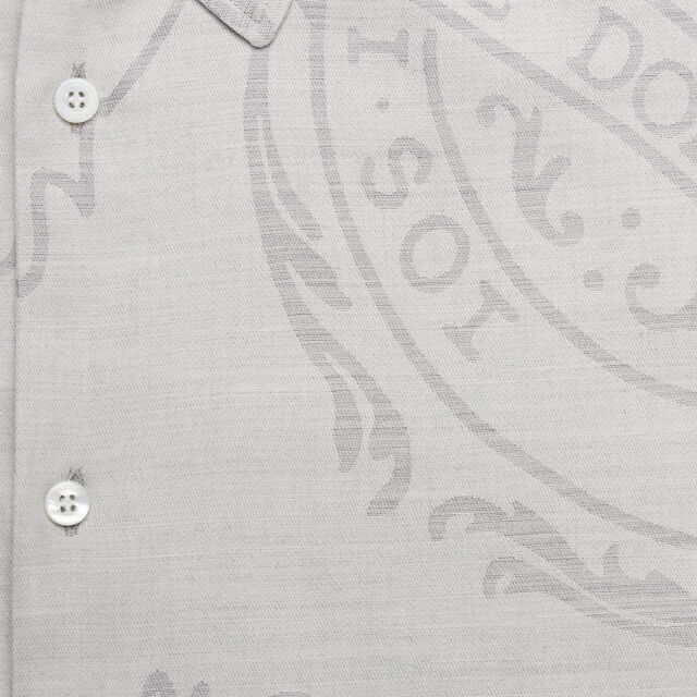 Scritto Jacquard Shirt, BEIGE, hi-res 5