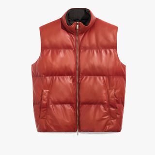 Patina Down Gilet, RED OCHER, hi-res