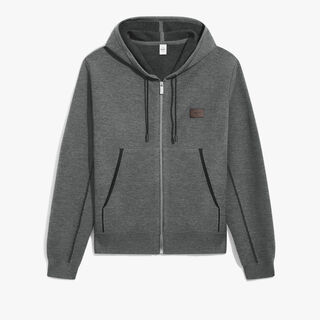 Shadow Zip-up Hoodie, MIDNIGHT GREY, hi-res