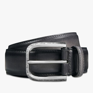 Curve Leather 35 mm Belt, NERO GRIGIO, hi-res