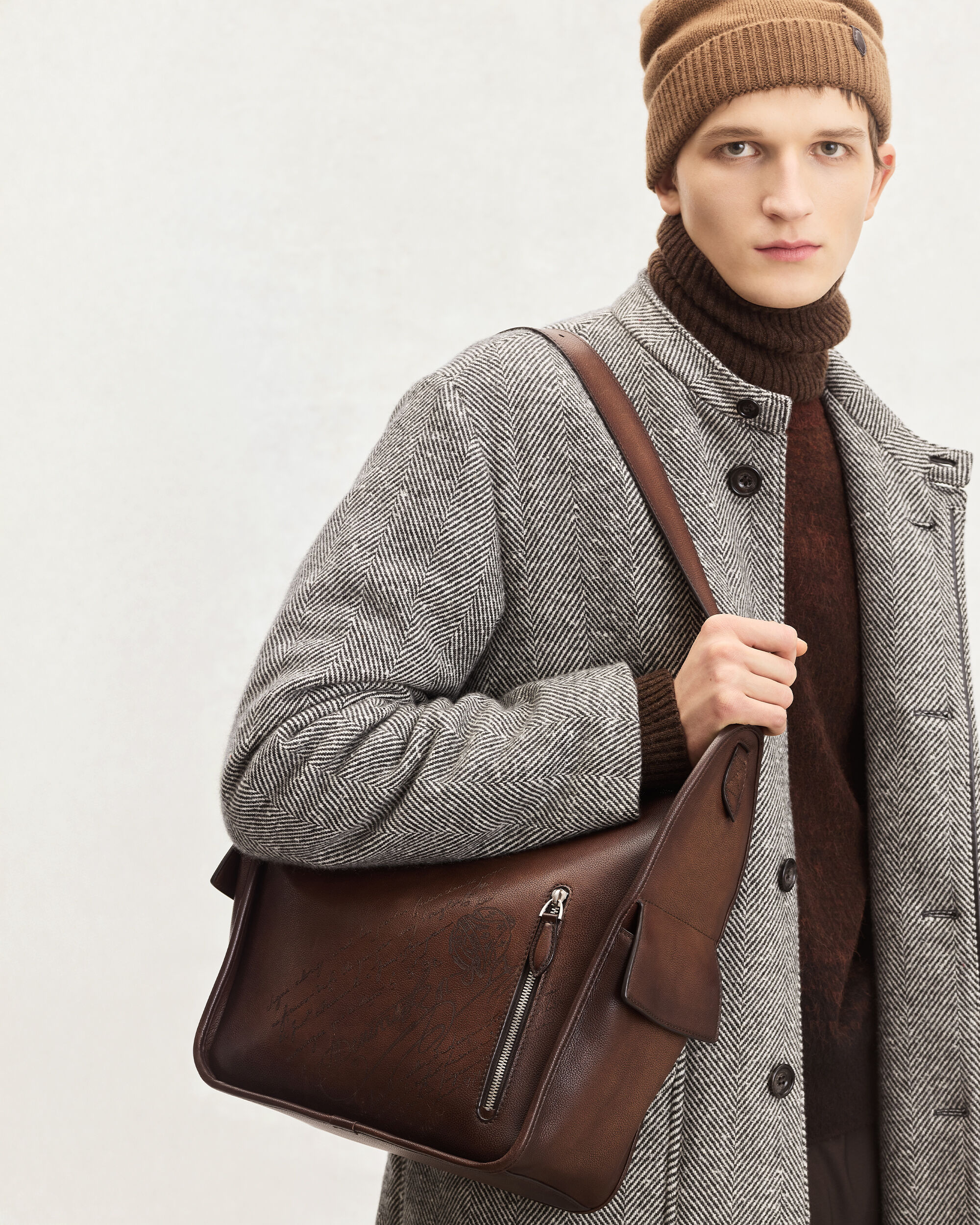 Périple Hobo Shoulder Bag, Soft Brown, hi-res