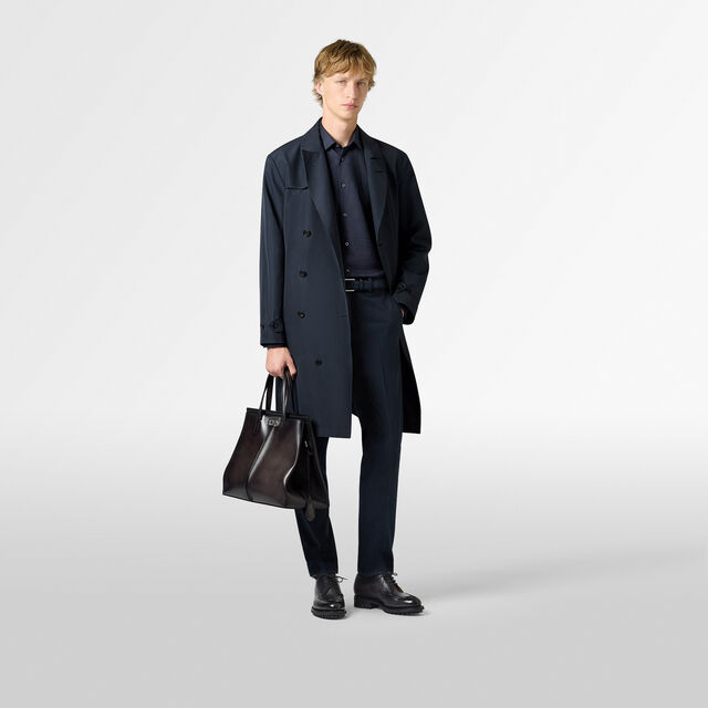 Technical Silk Light Trench