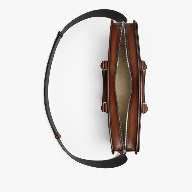 Un Jour Leather Briefcase, CACAO INTENSO, hi-res 10