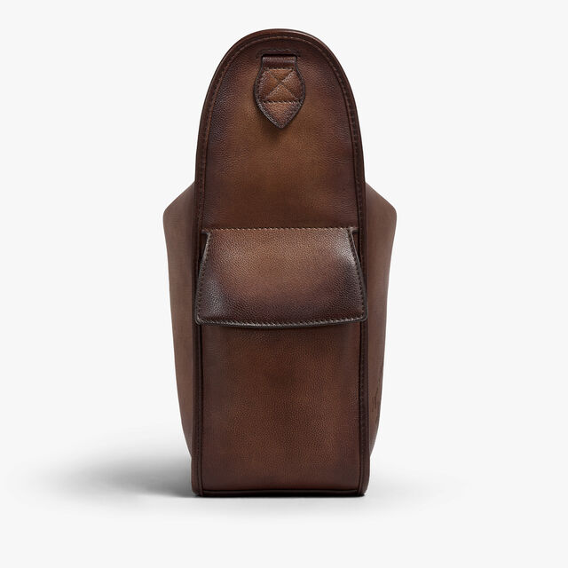 Périple Hobo In Scritto Leather, SOFT BROWN, hi-res 5