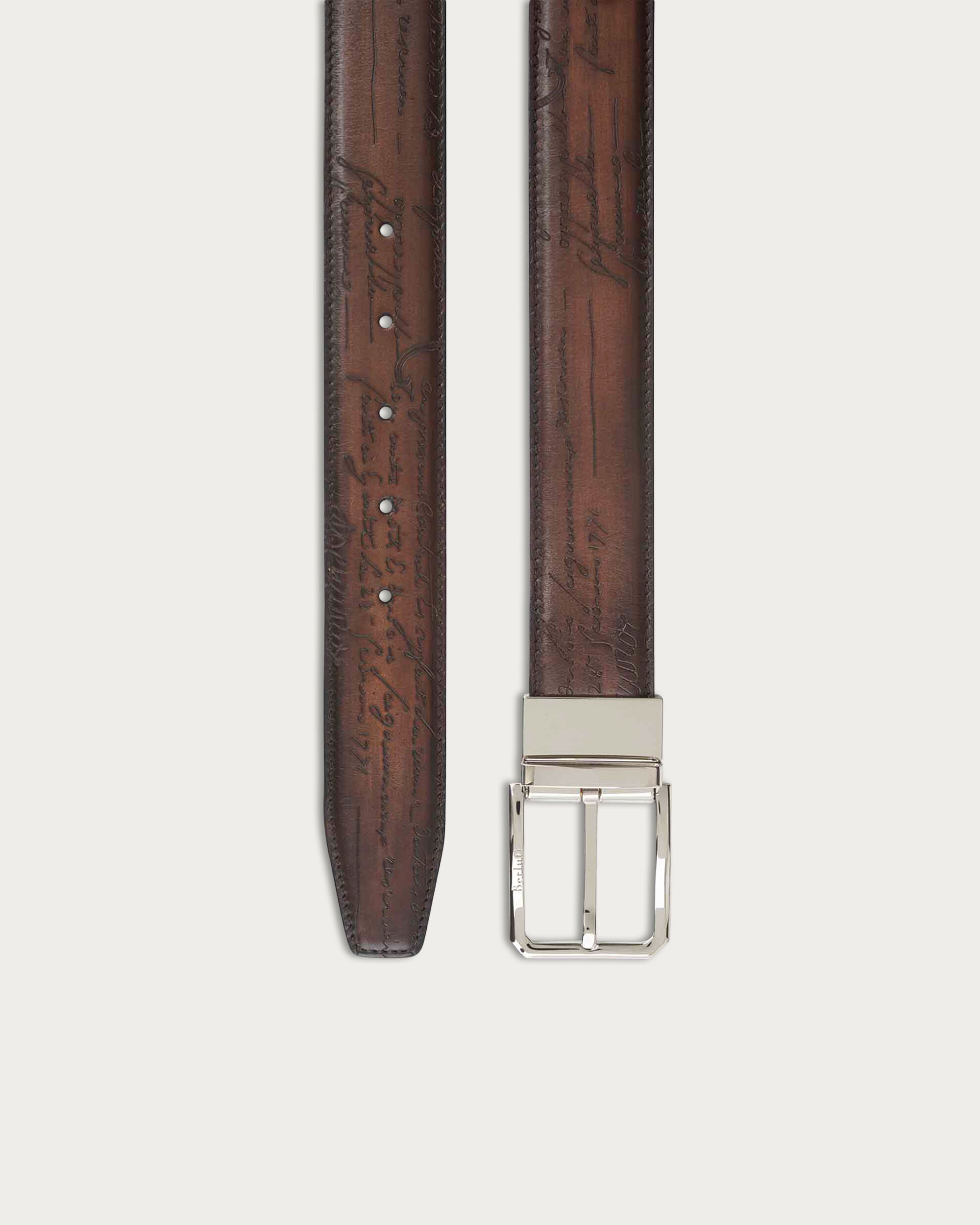 Versatile Reversible Belt, Nero & Tobacco Bis, hi-res