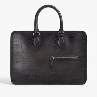 Un Jour Mini Scritto Leather Briefcase Un Jour Mini Scritto Leather Briefcase
