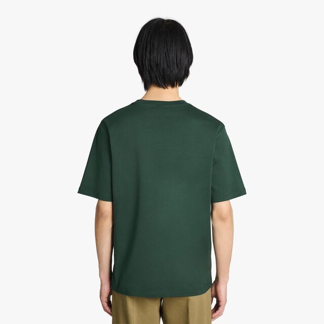 ロゴTシャツ, DEEP GREEN, hi-res 3