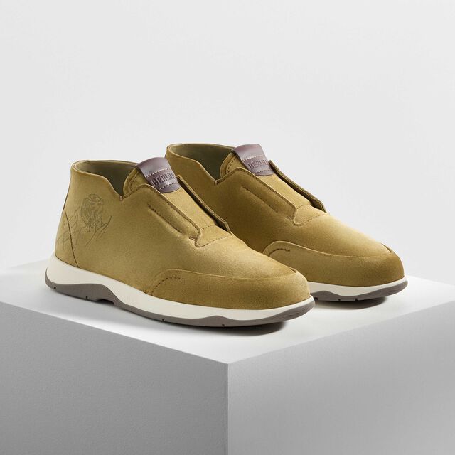 Échappée Scritto Suede Slip-On, ACID GREEN, hi-res 8