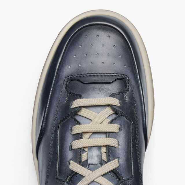 Playoff Scritto Venezia Calf Leather Sneaker, NERO SFUMATO, hi-res 7