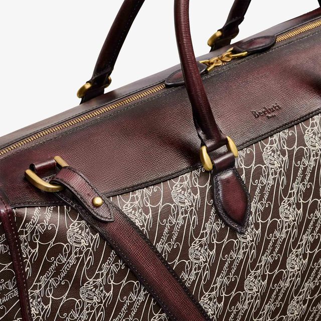 Bagage Toile Marbeuf Travel Bag, DARK BROWN + MADURO, hi-res 5